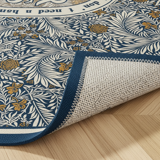 Stain and Oil Resistant Kitchen Rug Home Pvc Leather Carpet American Retro Balcony Floor Mat Large Area Washable Non-slip Rugs - gallery 2