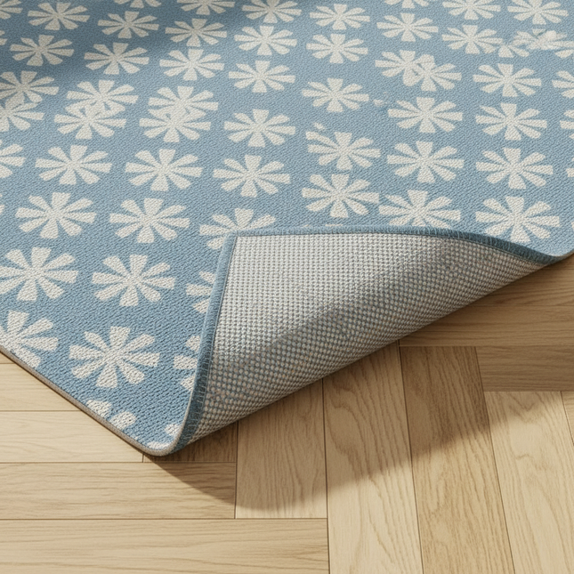 Stain and Oil Resistant Kitchen Rug Home Pvc Leather Carpet American Retro Balcony Floor Mat Large Area Washable Non-slip Rugs - gallery 2