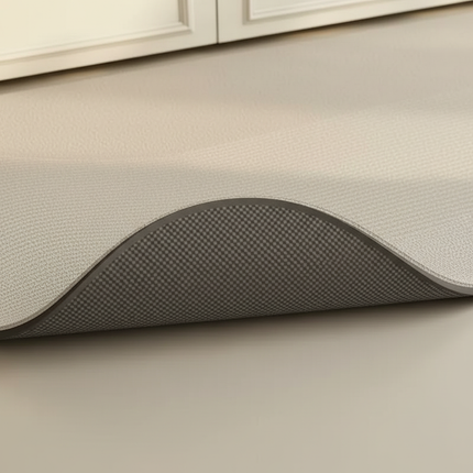 Tapis Cuisine gris clair moderne imperméable