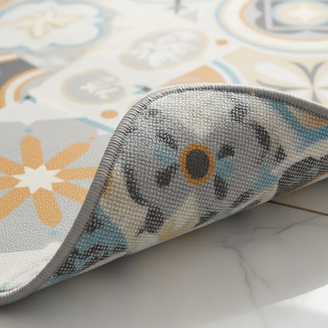 PVC Kitchen Mat Home Waterproof Non-slip Foot Mats Simple Balcony Entrance Decor Carpet Oil-proof & Dirt-resistant Rugs Tapis 러그 - gallery 2