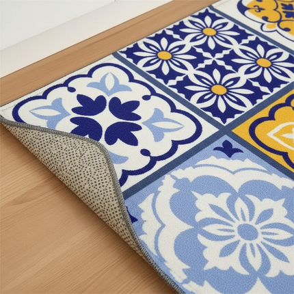 Kitchen Rug Waterproof Kitchen Mat Home Decoration Oil-proof Non-slip Kitchen Rugs Kitchen Vinyl Carpet שטיח למטבח - gallery 2