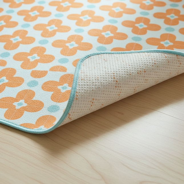 PVC Kitchen Mat Home Waterproof Non-slip Foot Mats Simple Balcony Entrance Decor Carpet Oil-proof & Dirt-resistant Rugs Tapis 러그 - gallery 2