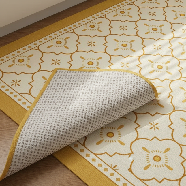 PVC Kitchen Mat Home Waterproof Non-slip Foot Mats Simple Balcony Entrance Decor Carpet Oil-proof & Dirt-resistant Rugs Tapis 러그 - gallery 2