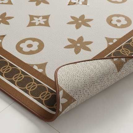 Home Kitchen Anti-oil Anti-slip Carpet PVC Leather Entrance Rugs Large Area Balcony Carpets Modern Living Room Decoration Rug - gallery 2