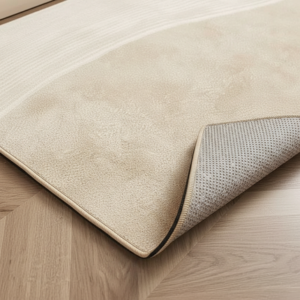 Tapis Cuisine beige motif abstrait antidérapant