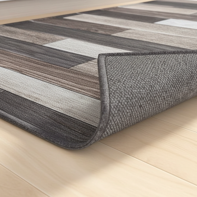 Wood Grain Kitchen Rug Bedroom Entrance Doormat Anti-Slip Living Room Floor Decor Carpet Home Bath Hallway Foot Mat Custom Made - gallery 2