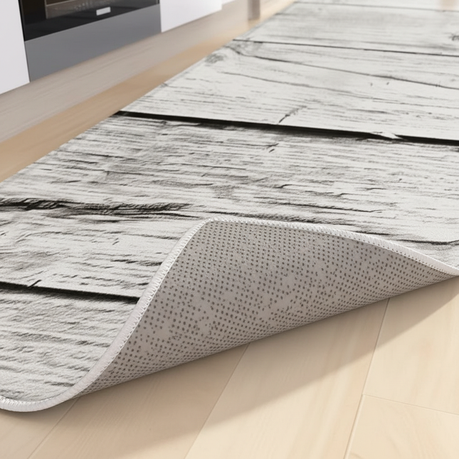 Wood Grain Kitchen Rug Bedroom Entrance Doormat Anti-Slip Living Room Floor Decor Carpet Home Bath Hallway Foot Mat Custom Made - gallery 2