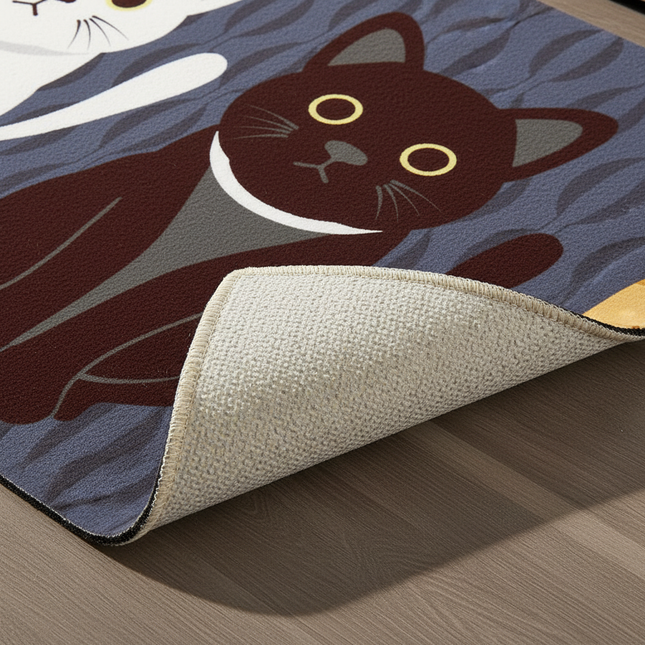 Cat Kitchen Corner Absorbent Non-slip Vinyl Rug Quality Washable Long Floor Mat Bedroom Hallway Corner Bathroom Doormat Carpet - gallery 2