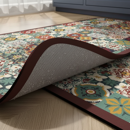 Non-slip Kitchen Mat Crystal Velvet Super Absorbent Floor Mats Kitchen Long Carpets Bathroom Entrance Door Mat Bedroom Long Rugs - gallery 2