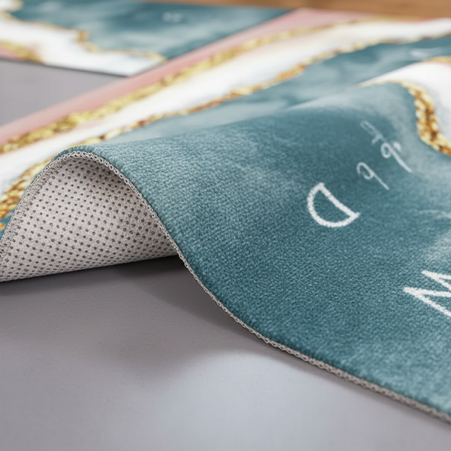 Kitchen Floor Mat Bedroom Living Room Long Bedside Area Rug Hallway Soft Washable Carpet Anti Slip Bathroom Entrance Doormat - gallery 2