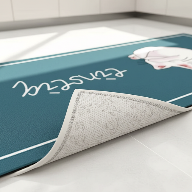 Kitchen Floor Mat Bedroom Living Room Long Bedside Area Rug Hallway Soft Washable Carpet Anti Slip Bathroom Entrance Doormat - gallery 2