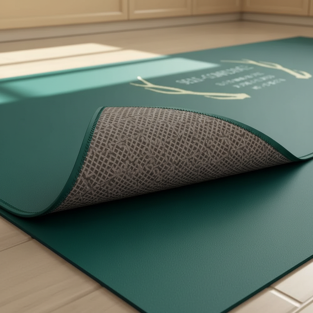 Kitchen Absorbent Mat Non-Skid Waterproof Wipeable Comfort Standing Kitchen Rugs and Mats Wipeable Wash Free Long Strip Carpet - gallery 2
