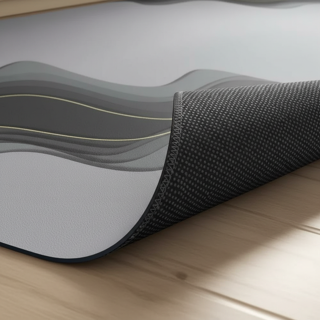 Kitchen Absorbent Mat Non-Skid Waterproof Wipeable Comfort Standing Kitchen Rugs and Mats Wipeable Wash Free Long Strip Carpet - gallery 2