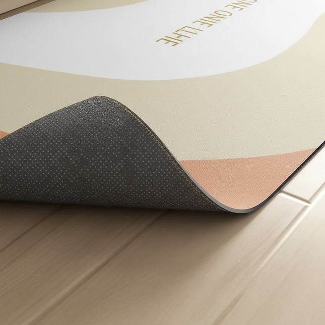 Kitchen Absorbent Mat Non-Skid Waterproof Wipeable Comfort Standing Kitchen Rugs and Mats Wipeable Wash Free Long Strip Carpet - gallery 2