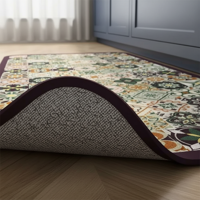 Kitchen Absorbent Mat Non-Skid Waterproof Wipeable Comfort Standing Kitchen Rugs and Mats Wipeable Wash Free Long Strip Carpet - gallery 2