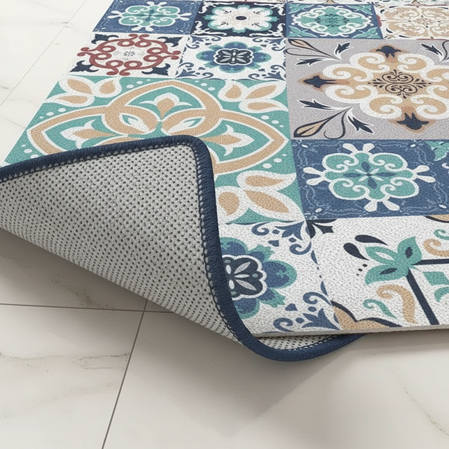 Non-slip Kitchen Rugs Vinyl Kitchen Carpet Waterproof Floor Mat for Kitchen Home Decoration Area Rug Alfombras De Cocina - gallery 2