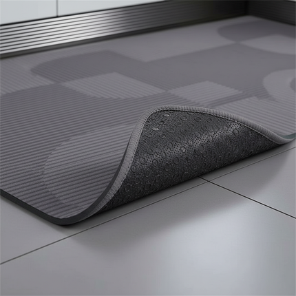Tapis Cuisine Anthracite Design Antidérapant