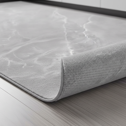 Kitchen Carpet Waterproof PVC Floor Mat Marble Pattern Leather Mats Modern Rug Anti-Slip Long Strip Area Mat Home Decor Rugs - gallery 2