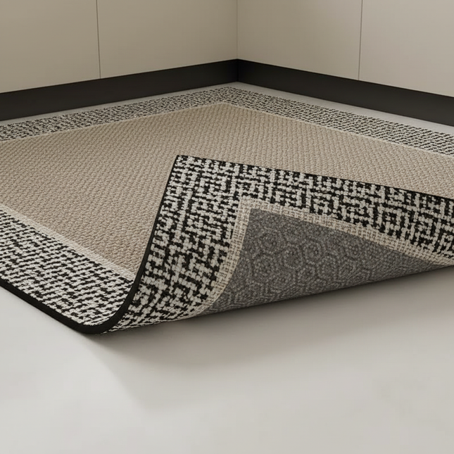 Kitchen Floor Rug Diatomite Mud L-shaped Pvc Soft Floor Mats Super Non-slip Absorbent Washable Home Decoration Carpet 주방바닥매트 - gallery 2