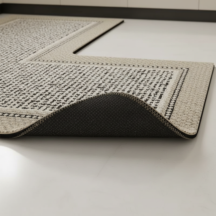 Kitchen Floor Rug Diatomite Mud L-shaped Pvc Soft Floor Mats Super Non-slip Absorbent Washable Home Decoration Carpet 주방바닥매트 - gallery 2