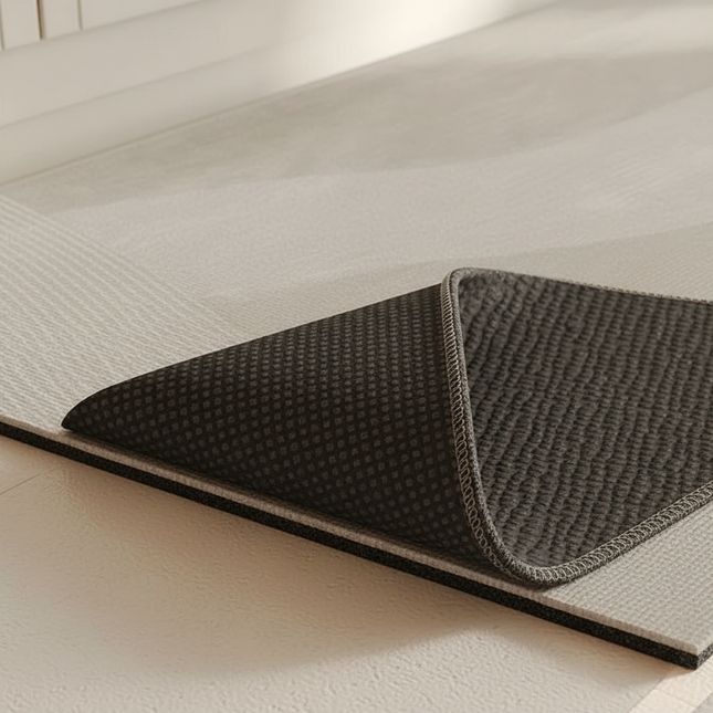 Kitchen Carpet Beige Mat Pvc Waterproof Solid Color Long Strip Rug Oil-proof Leather Foot Mats Floor Non-slip Washable - gallery 2