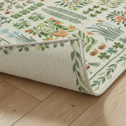 Tapis Cuisine printanier lavable