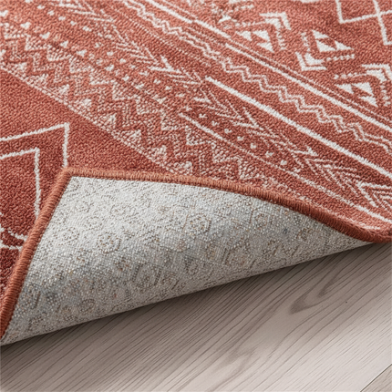 Tapis Cuisine long rouille design