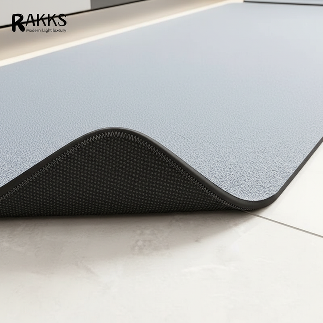 RAKKS Modern Home Minimalist Solid Colors New Diatomite Kitchen Carpet  Super Anti-slip, Super Water-absorbent And Easy To Use - gallery 2