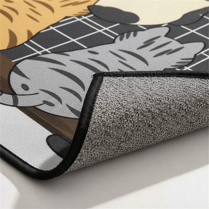 Tapis Cuisine chats design antidérapant