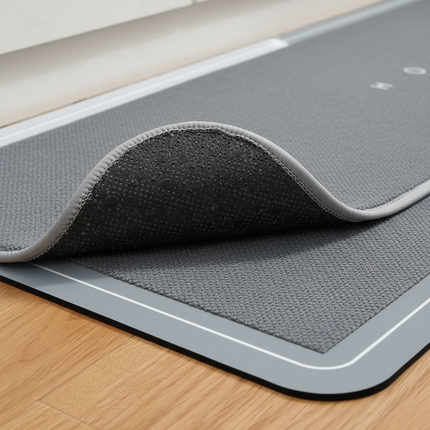 Anti slip diatomaceous earth bath mat, super absorbent, fast drying, machine washed carpet, 100% rubber sole, 100% vinegar mater - gallery 2