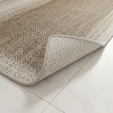 Tapis Cuisine beige tissé antidérapant