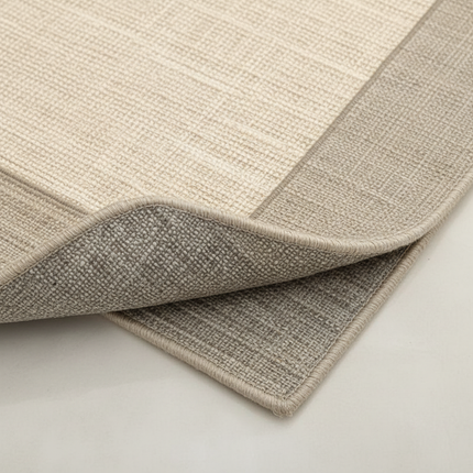 Tapis Cuisine beige bicolore antidérapant