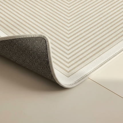 Tapis Cuisine beige moderne antidérapant