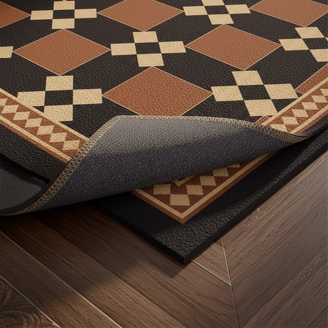 VIKAMA American retro kitchen mat Absorbent Algae Mud Sink Mat, Non-Slip Anti-Fatigue Rug, Quick Dry Kitchen Barrier, Mold-Proof - gallery 2