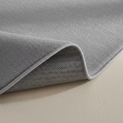 Tapis Cuisine gris uni antidérapant moderne