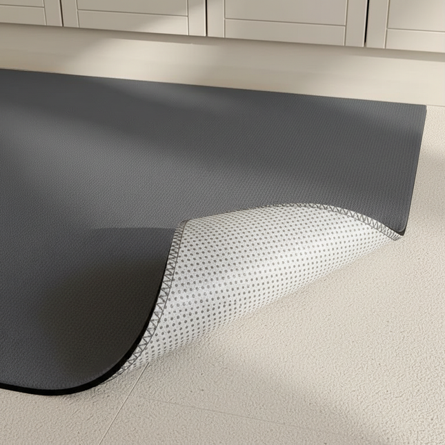 Diatom mud solid color kitchen floor mat can be cut oil-proof and non-slip absorbent floor mat long door floor mat carpet - gallery 2