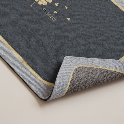 Tapis Cuisine gris foncé élégant antidérapant