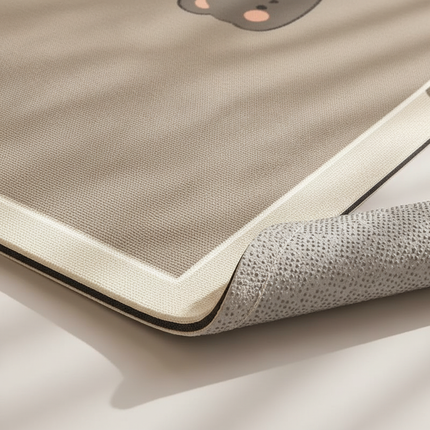 Tapis Cuisine Taupe Ours Absorbant