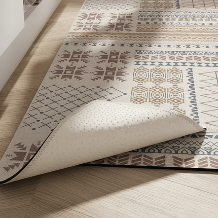 Tapis Cuisine Patchwork Géométrique Antidérapant