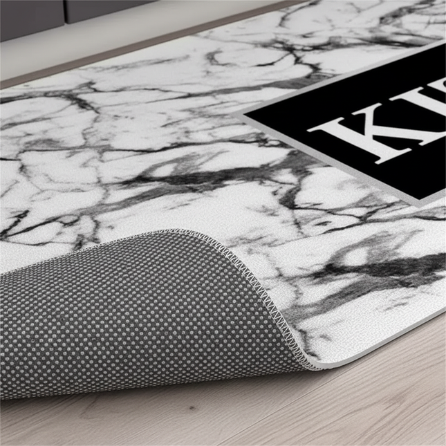 Kitchen Mat Bathroom Carpet Floor Mat Washable Anti Slip Entrance DoorMat Bedroom Living Room Long Bedside Area Hallway Soft Rug - gallery 2