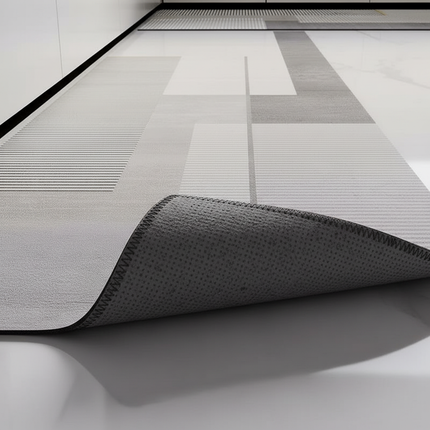 Rug for Kitchen Floor Mat Runner Long Carpet PVC Waterproof Leather Foot Mats Anti-slip Carpets Gray Home Decor Rugs 주방 카펫 - gallery 2