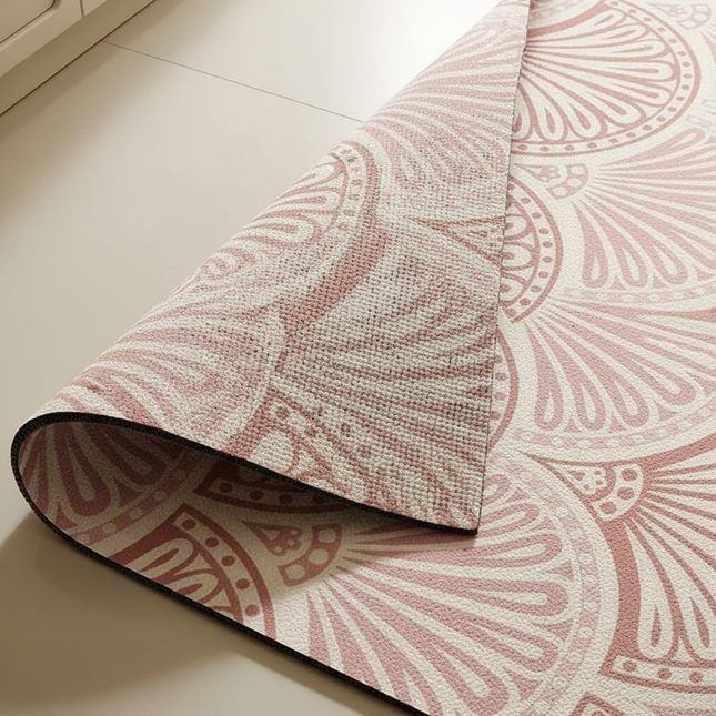 Carpet for Kitchen Pvc Floor Mat Large Size Waterproof Non-slip Carpets Leather Anti-oil Foot Mats Retro Home Decoration Rug - gallery 2