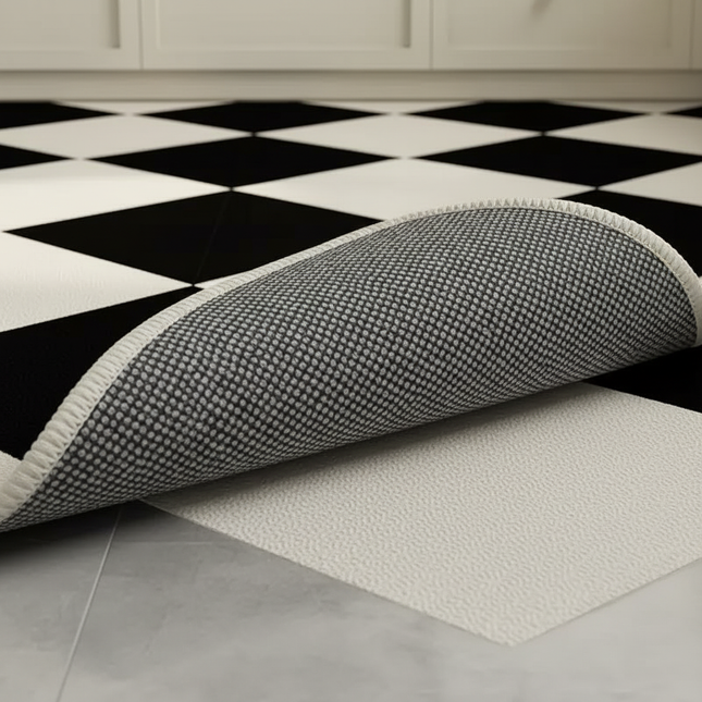 Minimalist Kitchen Floor Mat Anti-fouling Oil-proof Scrubbable PVC Waterproof Carpet Balcony Sturdy Non-slip Rug Ковер Tapis 러그 - gallery 2