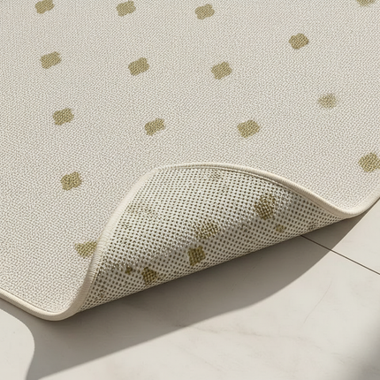 Tapis Cuisine beige minimaliste lavable