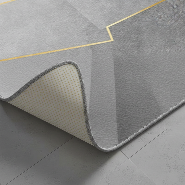 Simple Anti-fouling and Oil-proof Kitchen Mat Home Large Area Wear-resistant Rug Washable Pvc Leather Carpet for Living Room - gallery 2
