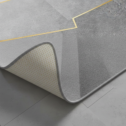 Simple Anti-fouling and Oil-proof Kitchen Mat Home Large Area Wear-resistant Rug Washable Pvc Leather Carpet for Living Room - gallery 2