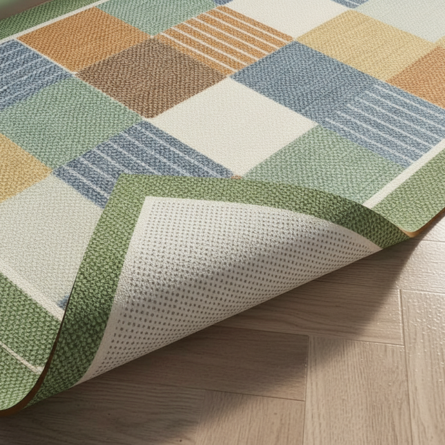 Kitchen Floor Mat Waterproof Oil-proof PVC Leather Carpet Non-slip Vintage Nordic Rug 주방매트 Коврик Для Кухни Alfombras De Cocina - gallery 2