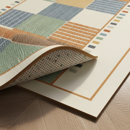 Tapis Cuisine patchwork multicolore antidérapant coloré
