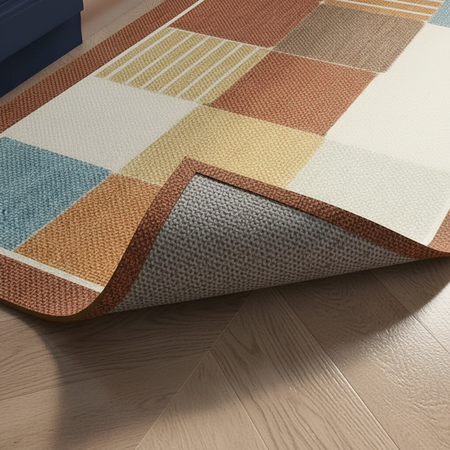 Kitchen Floor Mat Waterproof Oil-proof PVC Leather Carpet Non-slip Vintage Nordic Rug 주방매트 Коврик Для Кухни Alfombras De Cocina - gallery 2