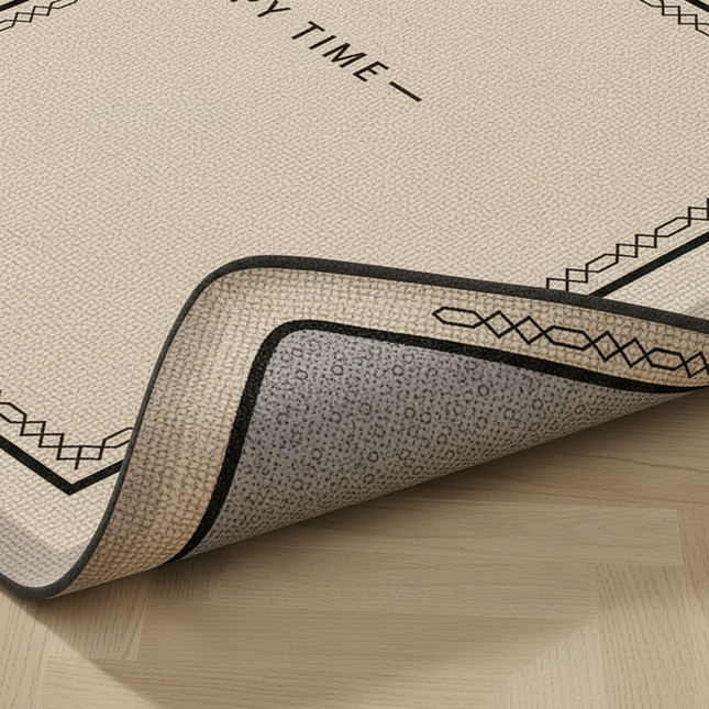 Kitchen Floor Mat L-shaped Pvc Leather Rug Waterproof Non-slip Wear-resistant Carpet Home Decoration Foot Mats 주방 카펫 שטיח למטבח - gallery 2